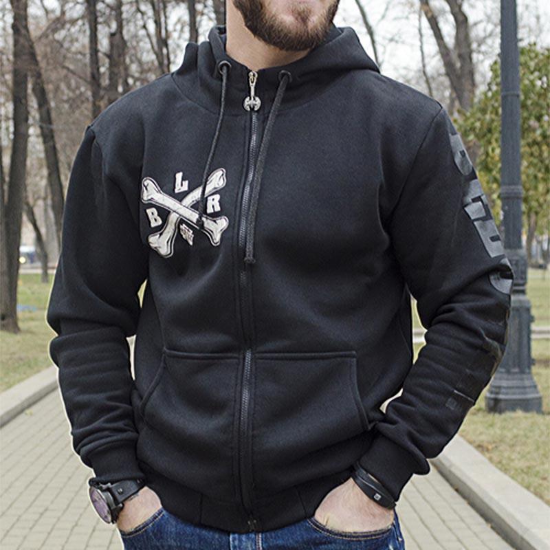 Толстовка на молнии Skull Белояр
