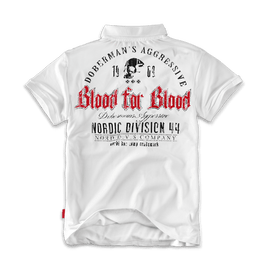 Поло BLOOD FOR BLOOD Dobermans Aggressive, фото 1 