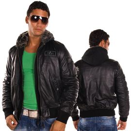 Куртка MA-1 D Tec Leather Alpha Industries, фото 1 