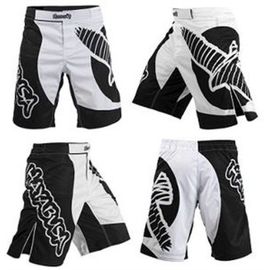  Шорты ММА Hayabusa  Chikara Fight Shorts Black/White, фото 2 