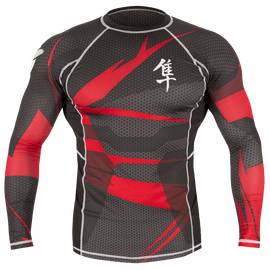  Рашгард Hayabusa Metaru Rashguard Black/Red L/S, фото 1 