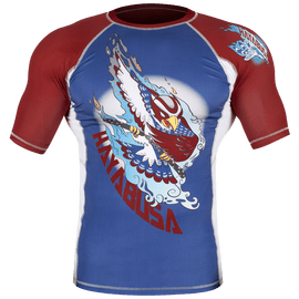  Рашгард Hayabusa Ninja Falcon Blue/Red S/S, фото 1 