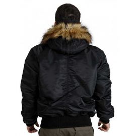  Куртка Мужская N-2B Slim Black Сhameleon, фото 2 