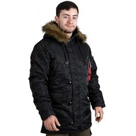  Аляска N-3B Slim Fit Black Сhameleon, фото 1 