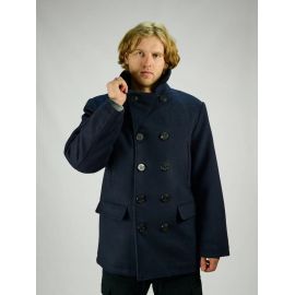  Морской бушлат Peacoat (Long)синий Foersverd, фото 2 
