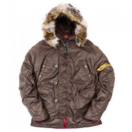  Аляска N3B Tight Husky II Nord Storm Brown/Red, фото 2 