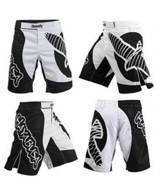  Шорты ММА Hayabusa  Chikara Fight Shorts Black/White, фото 2 