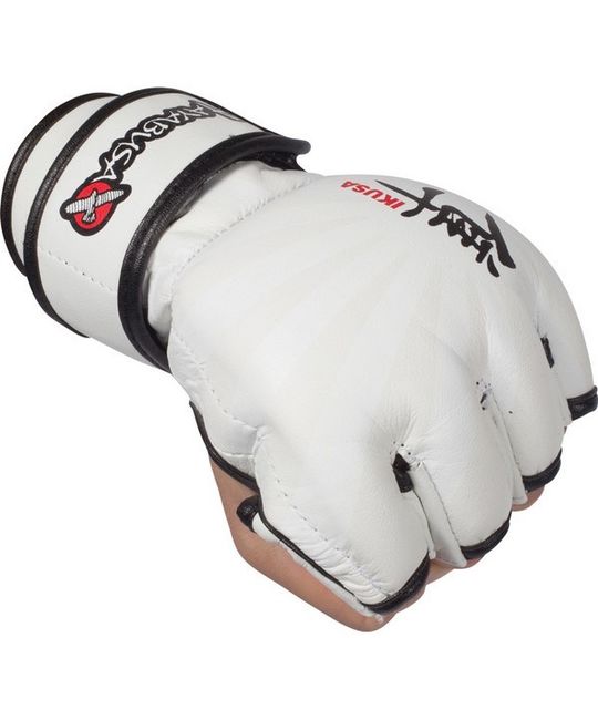  Перчатки ММА Hayabusa Ikusa 4oz MMA Gloves - White, фото 3 