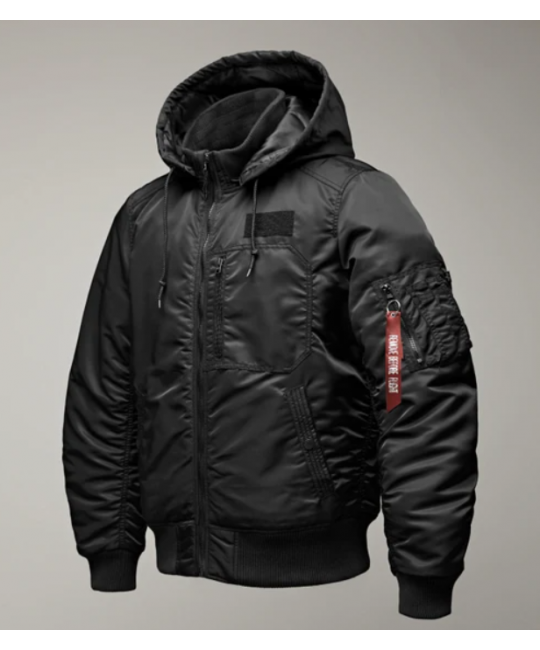  Бомбер  мужской MA-1 HOODED Alpha Industries, фото 5 