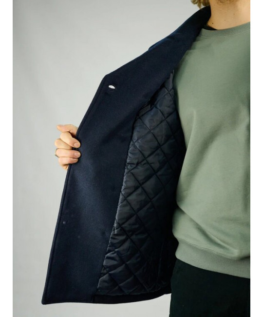  Морской бушлат Peacoat (Long)синий Foersverd, фото 8 