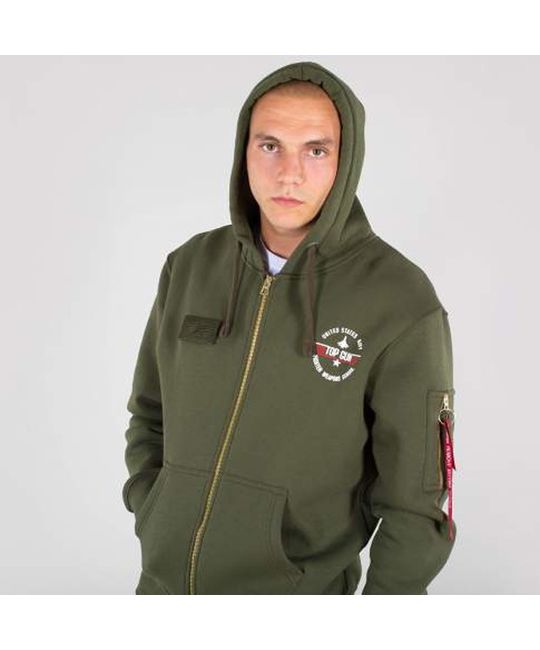  Толстовка Top Gun Zip Alpha Industries, фото 4 