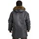  Зимняя аляска N-3B Slim Fit Gray Chameleon, фото 4 