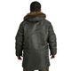  Зимняя аляска N-3B Slim Fit Olive Chameleon, фото 4 