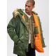  Аляска Slim Fit N-3B Parka Alpha Industries, фото 4 